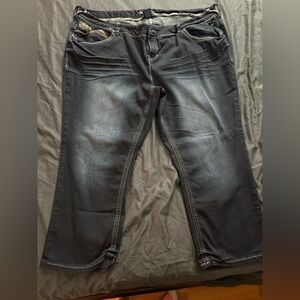 Amethyst Jeans Dark Blue boyfriend cut